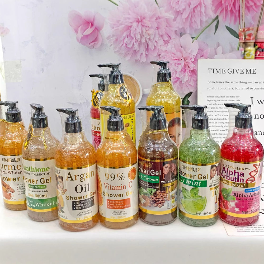 exclusive supply of silky skin arbutin shower gel 500ml rich foaming carrot cleansing milk