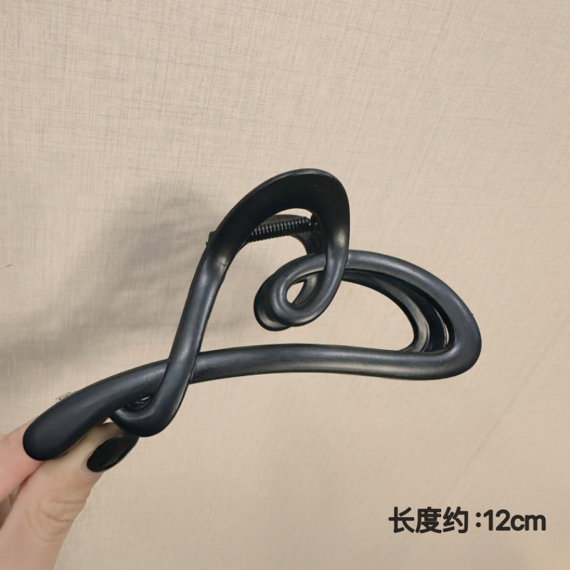 Korean autumn/winter premium hair clips - exquisite claw clips for updos, large size shark clips for thick hair, women's hair accessories