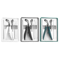new product elbow flat nose pliers manicure 6-piece set large opening nail clippers nail file dead skin fork picking set