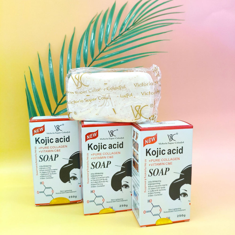 kojic acid soap for body cleansing, scented bath soap, 250g - wholesale