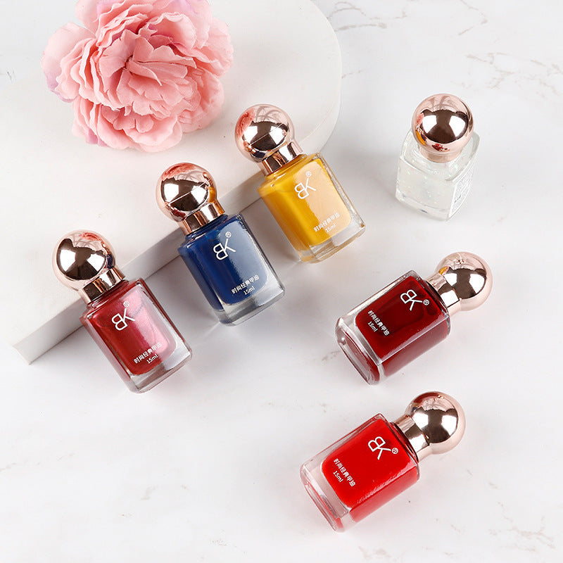 Nail polish, no baking, quick drying, non-peelable, large capacity, non-tearable, protective nail polish, nude oily nail polish