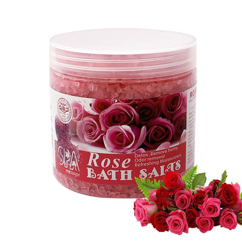 foreign trade frosted crystal salt fragrance bath coarse salt exfoliating chicken skin sea salt bath bath salt 680g