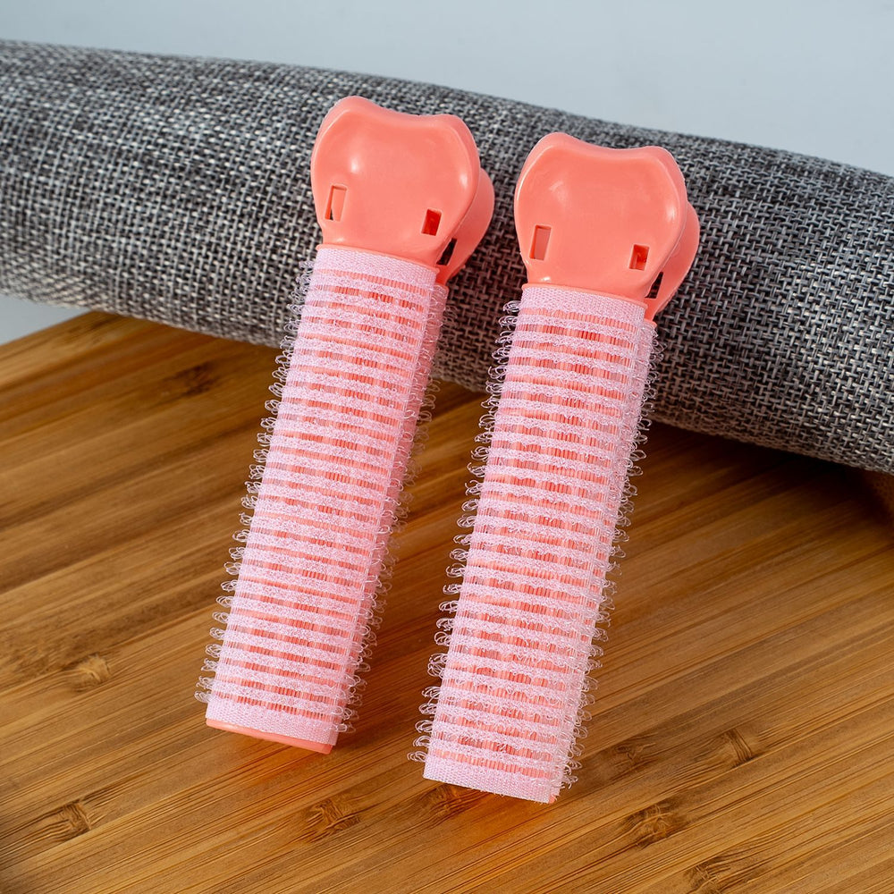 Popular korean style lazy air bangs curl hair root styling fluffy clip self-adhesive hair curl hair clip wholesale