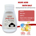 kojic acid collagen bath salt 400g - all-over brightening, exfoliating, and chicken skin treatment scrub - export quality