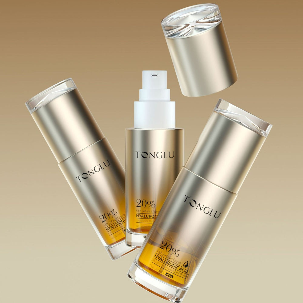 Customizable 40ml essence serum bottles for export, foundation round bottles, lotion and perfume atomizers, cosmetic packaging bottles