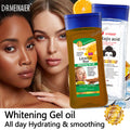 kojic acid gel oil for dark spot removal and brightening skin, licorice root oil facial and body gel massage oil 200ml