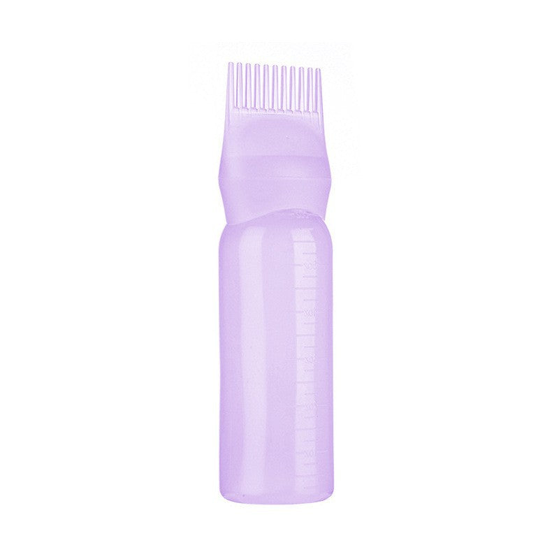 Factory direct supply toothed hair dye bottle dry cleaning shampoo bottle dye cream coloring scale baking oil bottle perm dyeing tools in stock