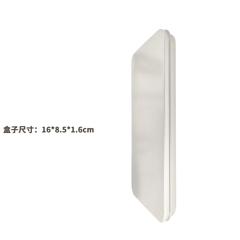 Rectangular storage box acne needle acne clip storage iron box beauty gadgets tweezers portable packaging iron box