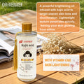 kojic acid essence oil 300ml with collagen, vitamin c & a - facial, body, hair, and skin care brightening massage oil