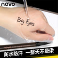 Novo deep eye waterproof eyeliner - beginner-friendly, long-lasting, sweat-proof, smudge-proof, hard tip liquid eyeliner pen