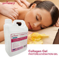 collagen gel for beauty salons: ultrasonic instrument for body and facial gel infusion, lifting, and firming