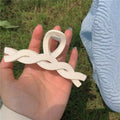 Frosted twist off-white - 11cm