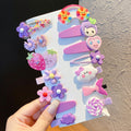 2# purple rainbow 14-piece bag set