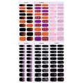 Zhengxiang halloween gel nail art stickers waterproof cross-border uv semi-cured nail stickers customized nail symphony
