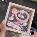 Cartoon triple cat hair tie set - 6 piece gift box
