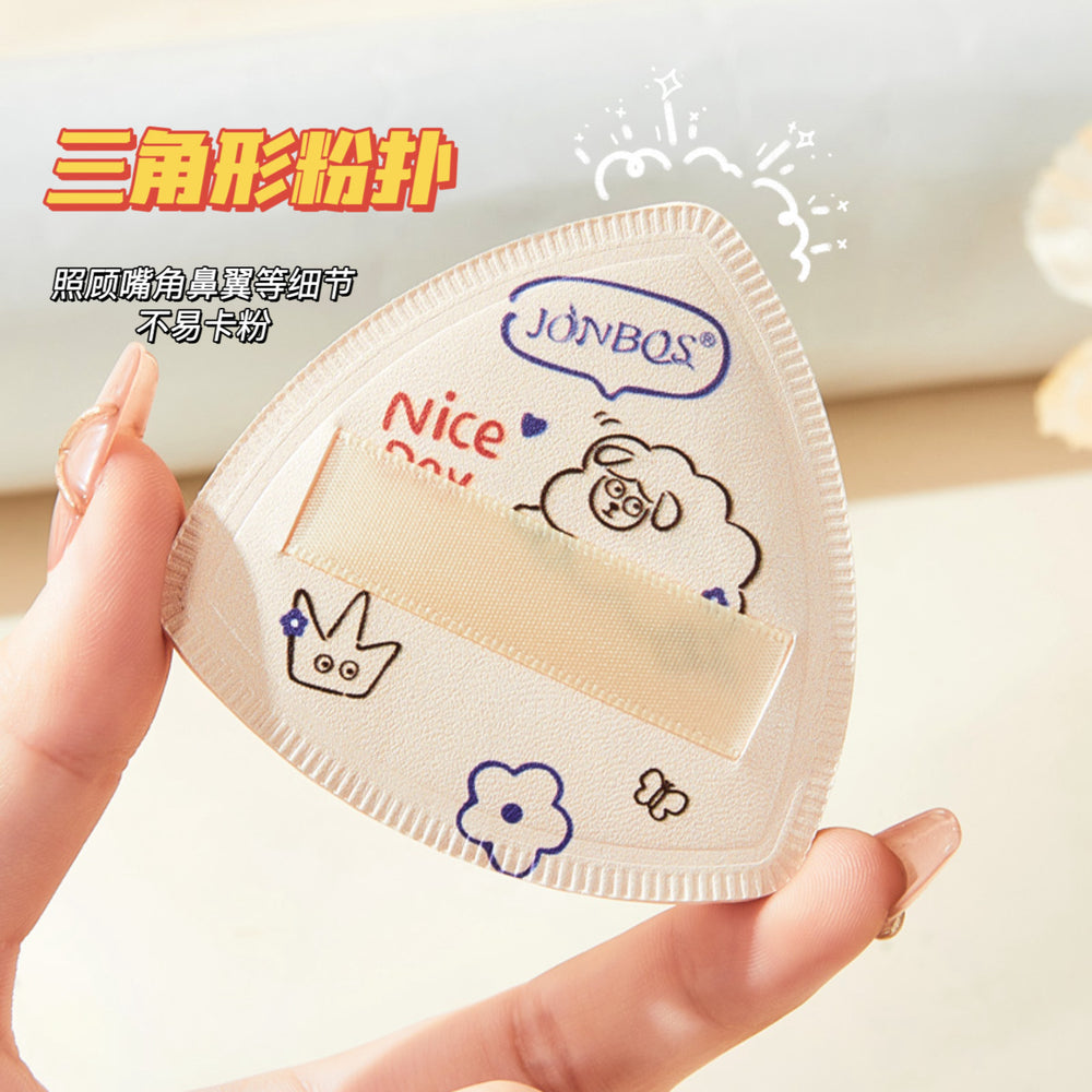 Jonbos mini finger puff beauty egg foundation cushion concealer finger makeup sponge