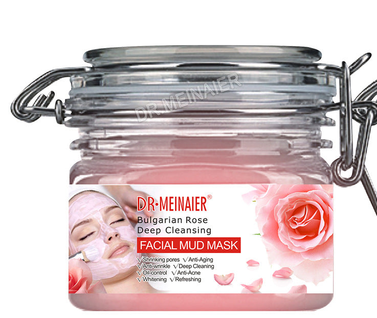 natural mud mask smear-type facial mask cleansing, repairing, brightening, hydrating and removing blackheads face maskexport batch