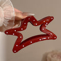 Wave dot red star [11cm]