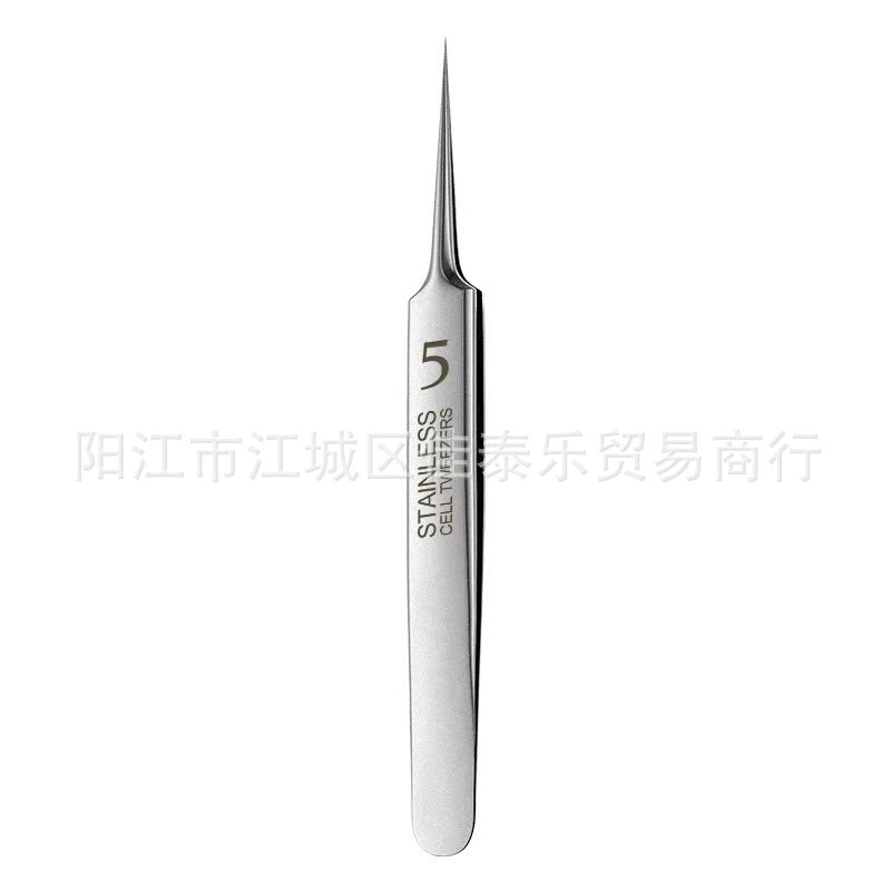 Factory direct: premium #5 ultra-sharp blackhead tweezers - professional grade acne extractor set for salons