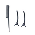 Hairdressing tools, straight hair comb, hairdressing comb, clip, three-piece suit, pointed tail comb, double-ended comb, hairdressing comb wholesale