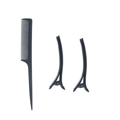 Hairdressing tools, straight hair comb, hairdressing comb, clip, three-piece suit, pointed tail comb, double-ended comb, hairdressing comb wholesale