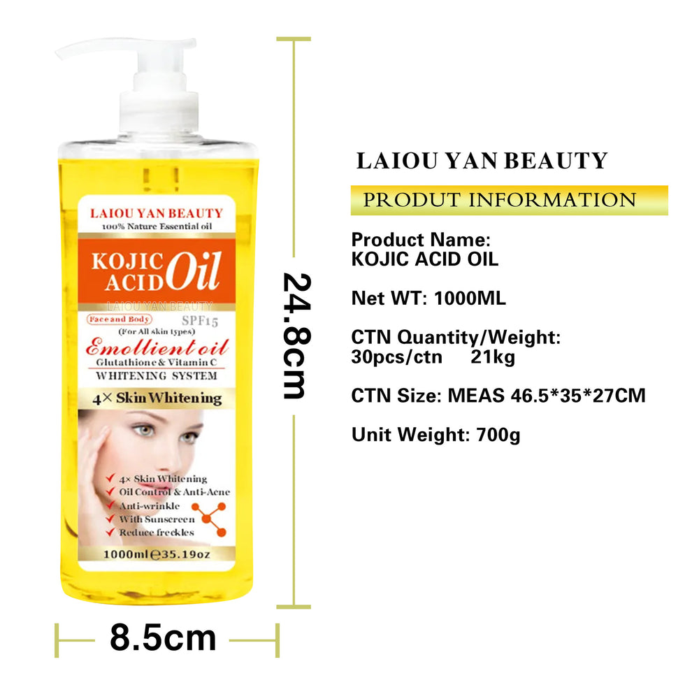 lemongrass essential oil facial body tea tree massage oil massage spa hair care brightening kojic acid oil 1000ml