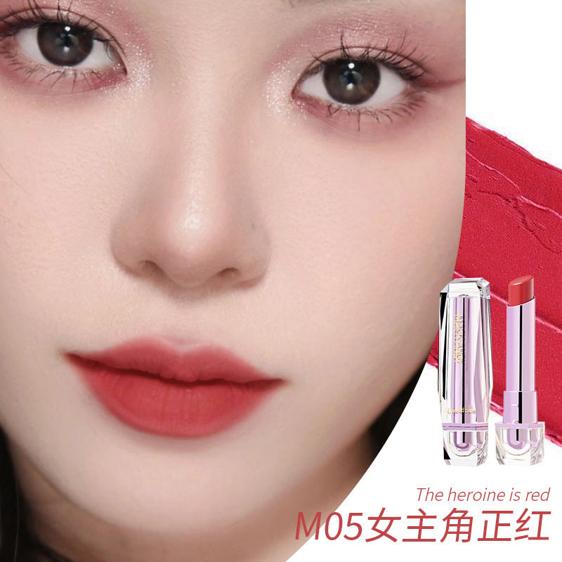 Marco andy kiss mist matte lipstick women's velvet matte matte lipstick that won't stain the cup and won't lose pigment