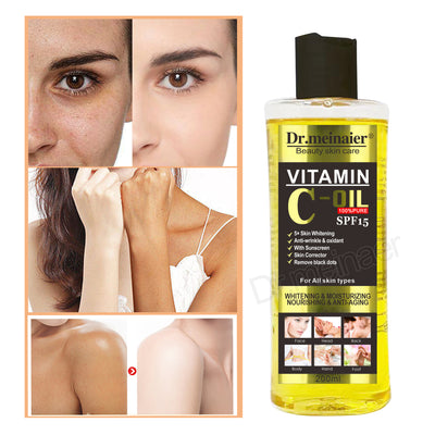 essential oil foreign trade vc vitamin e oil facial body skin care moisturizing massage to remove black natural spa moisturizing oil