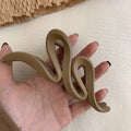 Shark clip large classy sense of light luxury gripper maillard gripper frosted back of head hairpin plate hair clip hair accessories