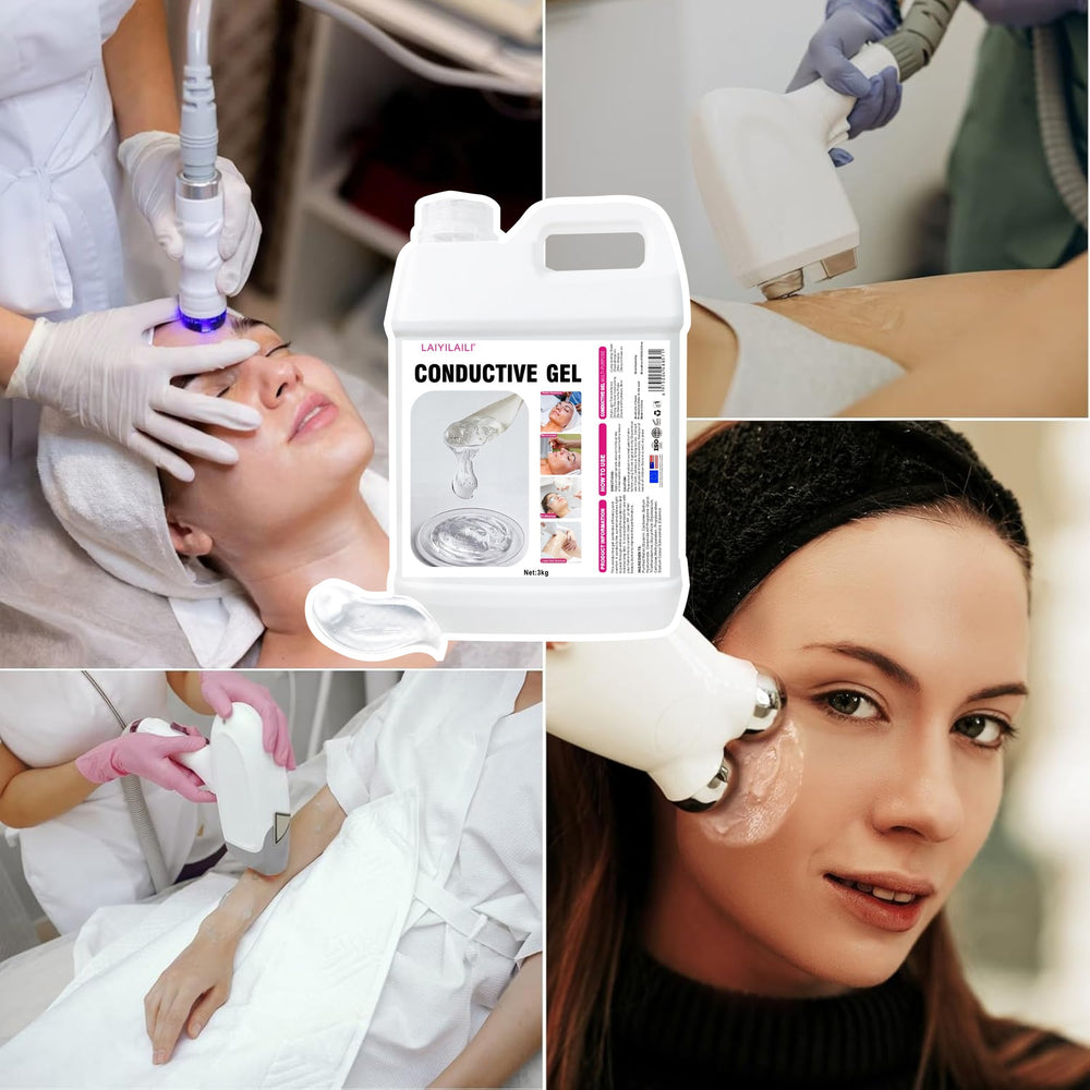 skincare gel for beauty salons - ultrasonic instrument infusion, body & face moisturizing and hydrating gel, 3kg