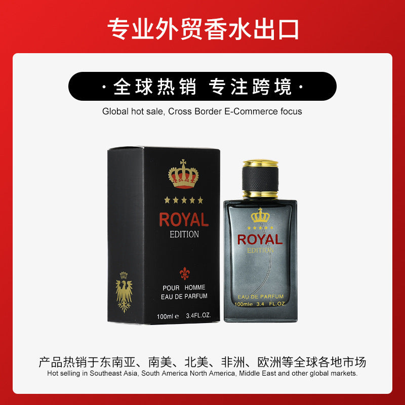exclusive men's cologne, fresh and long-lasting fragrance, light perfume, foreign trade elegant men's perfume wholesale