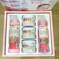 rose beauty salon skincare set - 5-piece massage skincare kit - wholesale for export