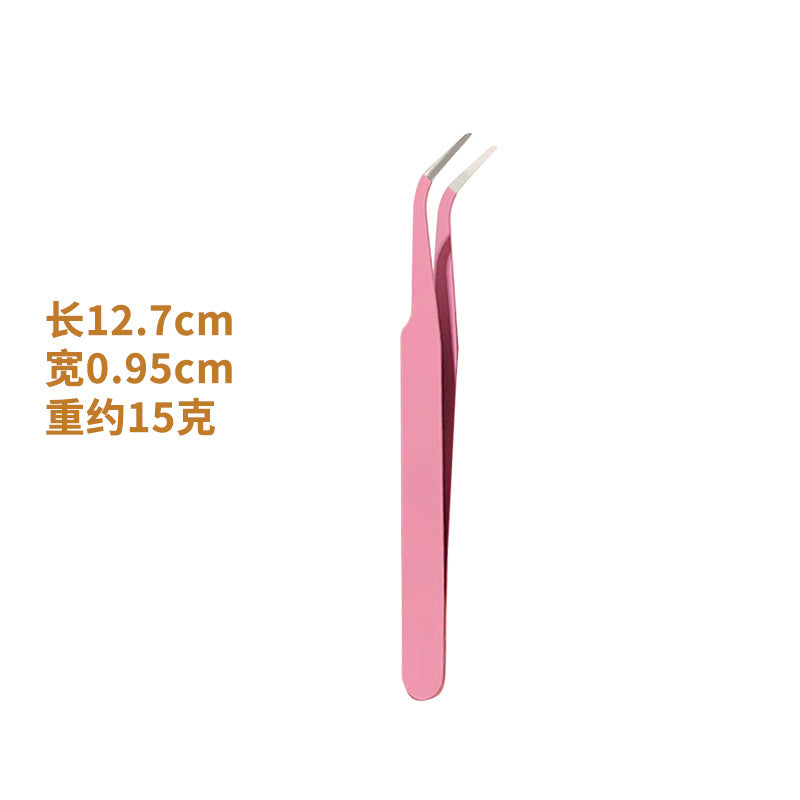 Eyelash extension tweezers set - professional lash artist tools: dolphin, golden feather, and flower tweezers - wholesale