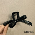 Bow bright black [13cm]