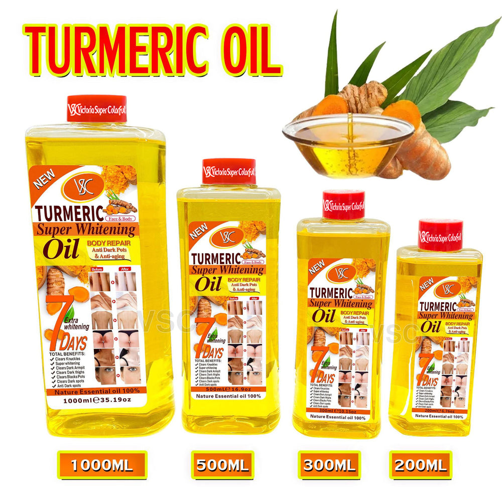 popular red cover turmeric oil moisturizes skin, face and body, removes black spots and brightens papaya essential oil 1000ml foreign trade