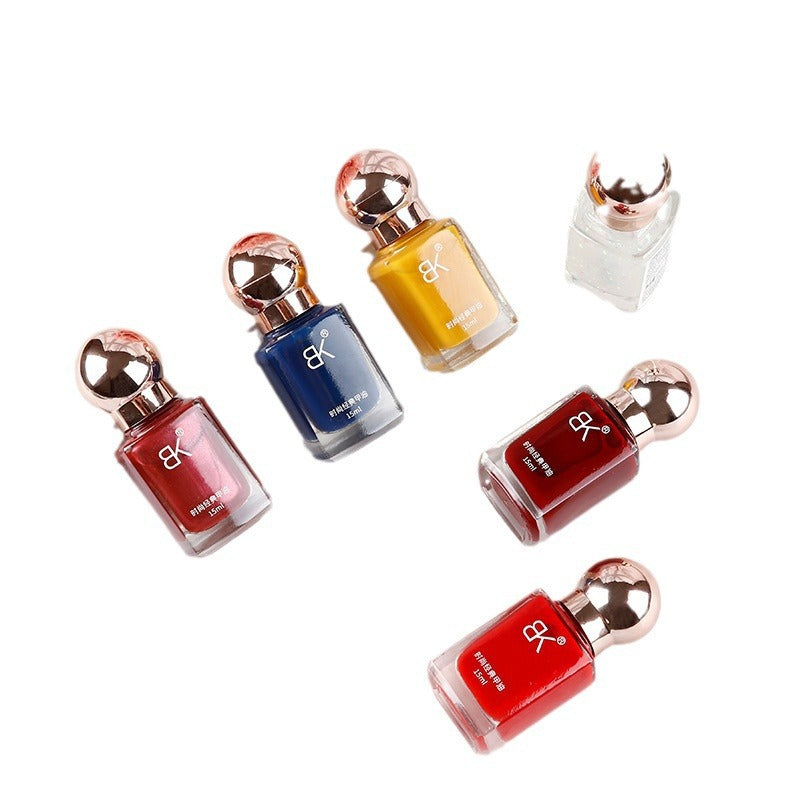 Nail polish, no baking, quick drying, non-peelable, large capacity, non-tearable, protective nail polish, nude oily nail polish