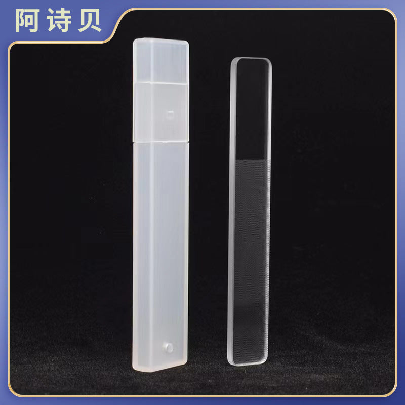 Nano glass nail rubbing strips, black technology manicure shape polishing strips, manicure manicure scrub strips, polishing and brightening strips