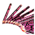 cosmetics midnight black waterproof lip liner - nude lip definition, long-lasting, smudge-proof 1625