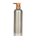 Round shoulder 750ml plastic bottle blow molding press empty bottle pet refill lotion shampoo shower gel bottle