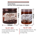 coffee scrub bath salt bubble wet salt coffee scrub clean cuticle dead skin bath salt sea salt