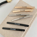 Metal letter clip side clip bangs clip 2023 new arrivalclassy broken hair forehead clip headwear hair clip