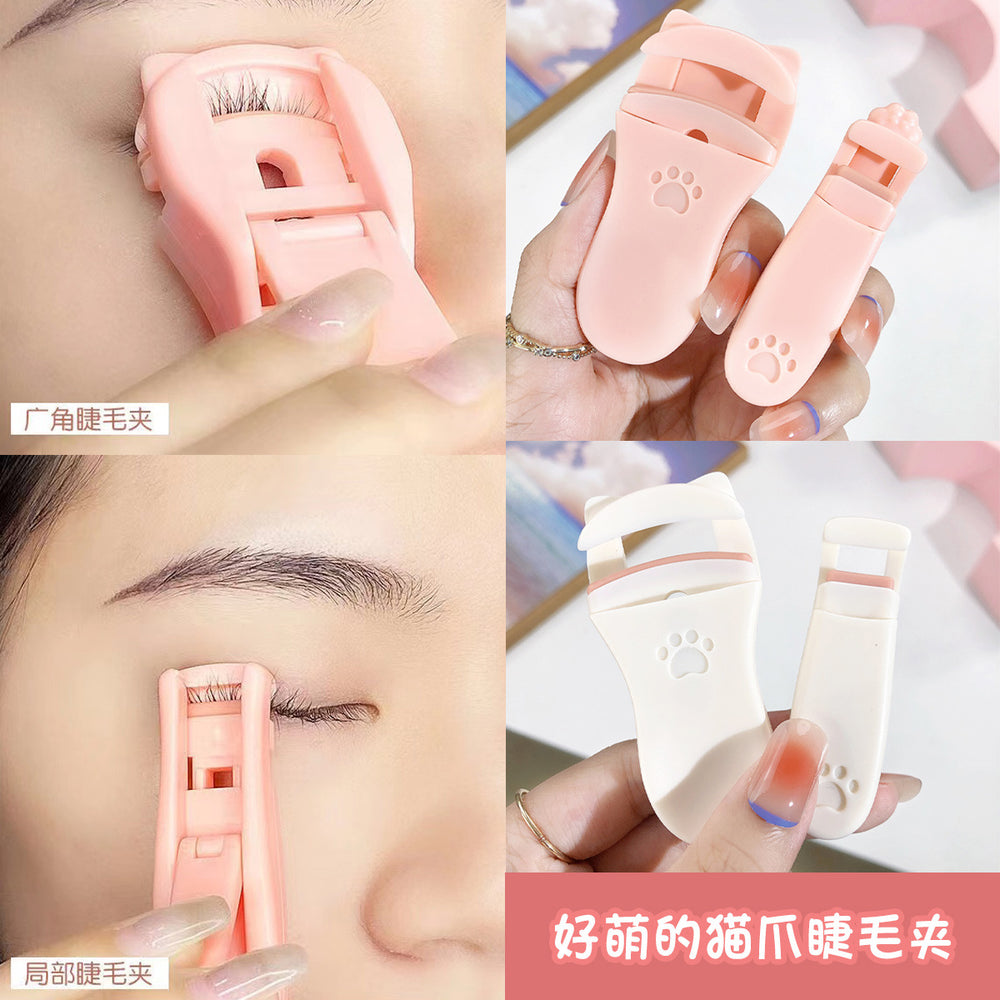 Jonbos cat paw wide-angle partial eyelash curler set - curling, long-lasting hold, eyelid-friendly lash curler