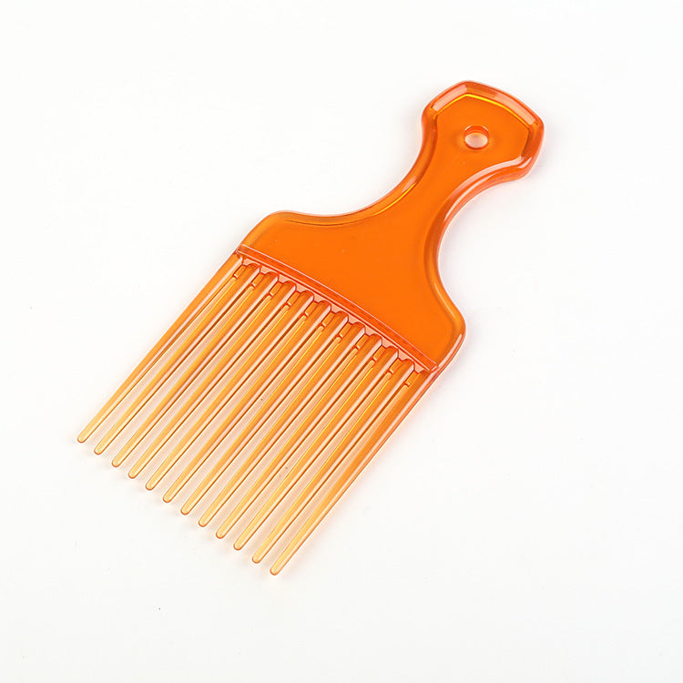 Retro oil head comb fashion oil head comb colorful oil head comb salon hair styling comb tool printed logo