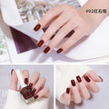 Ice-through nail polish, no-bake cool dan, new arrival, long-lasting, quick-drying jelly, transparent nude, oily, non-tearable nail polish