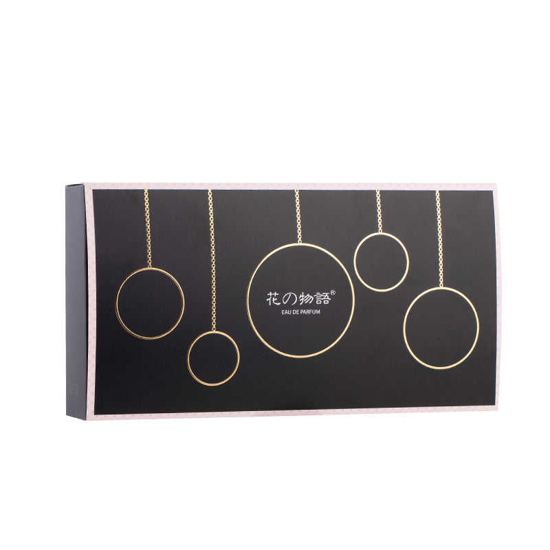 Flower story black opium gift box women's perfume four-piece set reversed paris perfume long-lasting eau de toilette wholesale