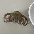 New pumpkin translucent round clip large hair volume hair clip casualeasiest for match clip hair shark clip