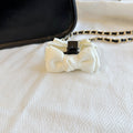 Black double-sided satinbows gripper small princess head bangs hair clip side forehead elegant half-grip hair clip