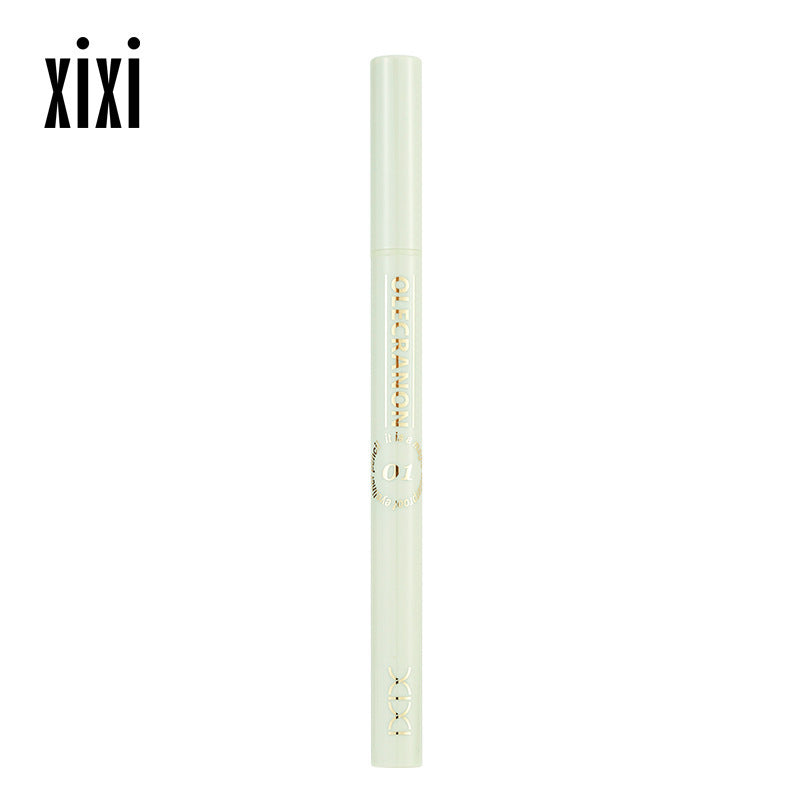 Makeup xixi ink control focus curved tip eyeliner slim waterproof non-smudge eyelashes down to lying silkworm eyeliner pen