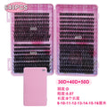 self-grafted eyelash book set, thick and curled false eyelashes, large capacity 80p100p european and american eyelashes