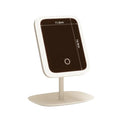 Led makeup mirror with light, bedroom vanity mirror, plastic dorm room home desktop storage, home glass mirror